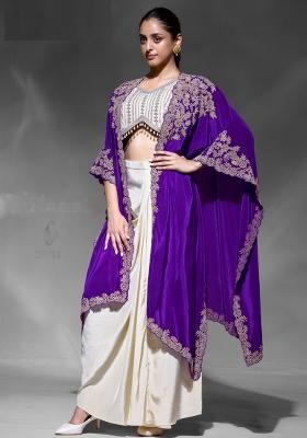 Mustard Embroidery Crepe Salwar Kameez