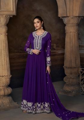 Sea Green Embroidery Georgette Salwar Kameez