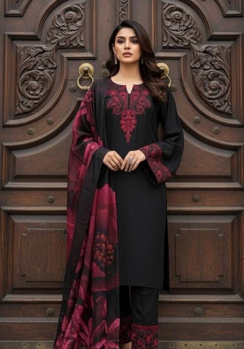 Multicolor Printed Cotton Kurta Set