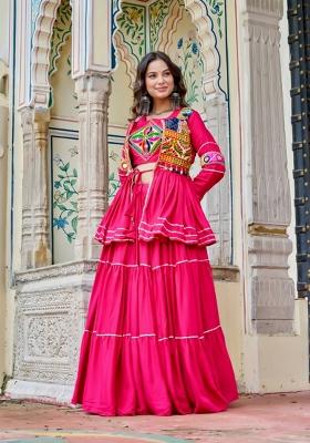 Pink Zari Work Cotton salwar suit