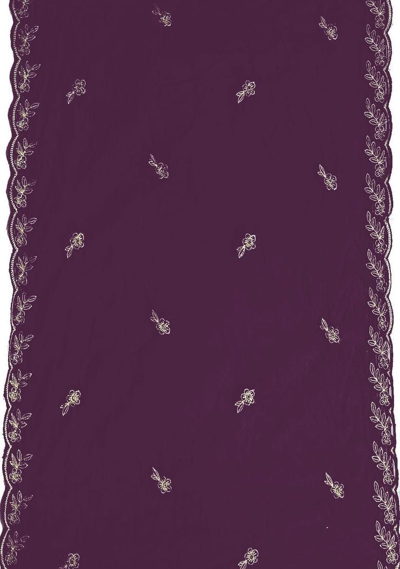 Burgundy Solid Cotton Blend Kurta Set - Indya