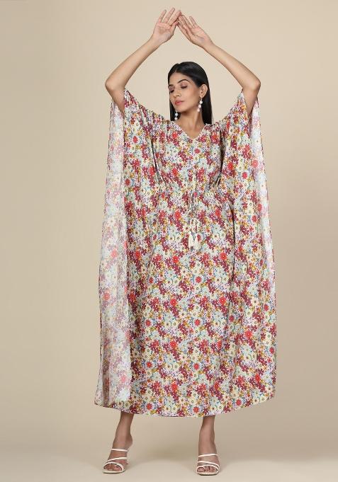 Grey Rayon Kaftan