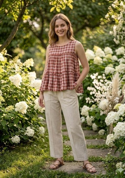Pink Cotton Co Ords Set