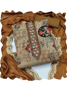 Green Printed Pure Cotton Kurta Set