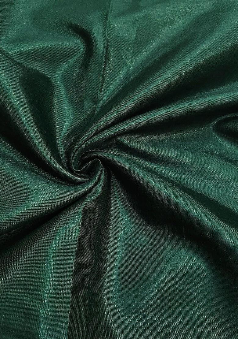 Green Floral Print Poly Blend Kurta Set