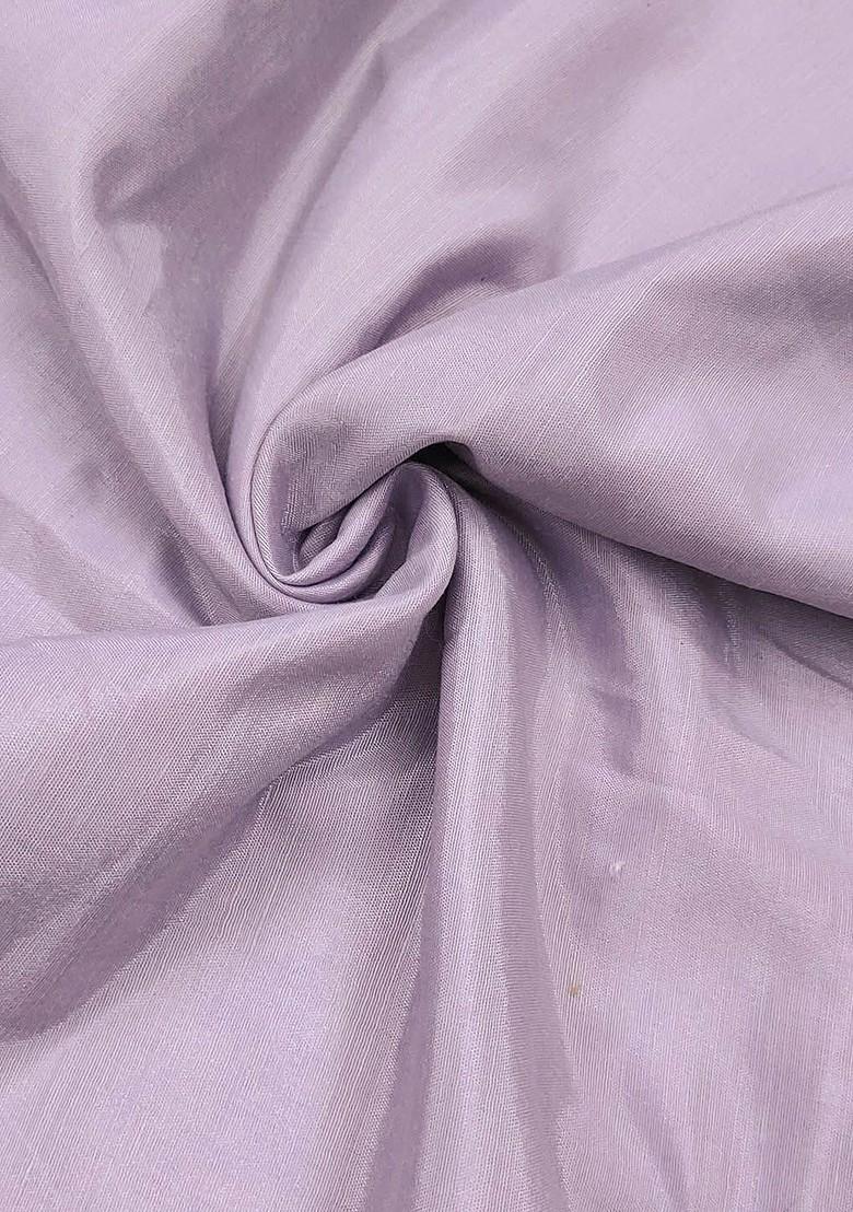 Lavender Embroidered Poly Blend Kurta Set - Indya