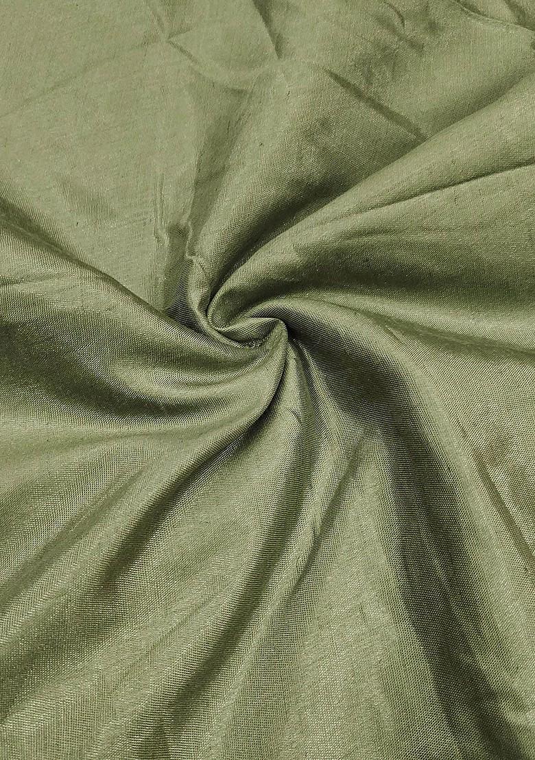 Green Embroidered Organza Kurta Set - Indya