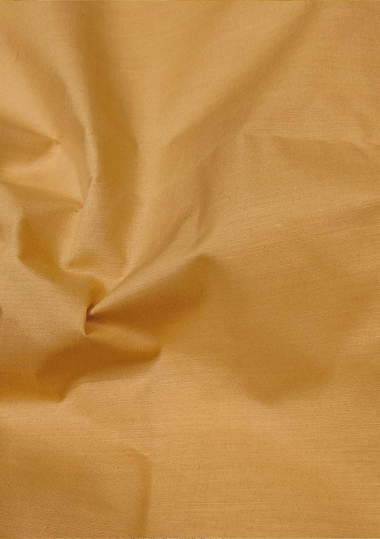 Orange Bead Embroidered Poly Blend Kurta Set - Indya