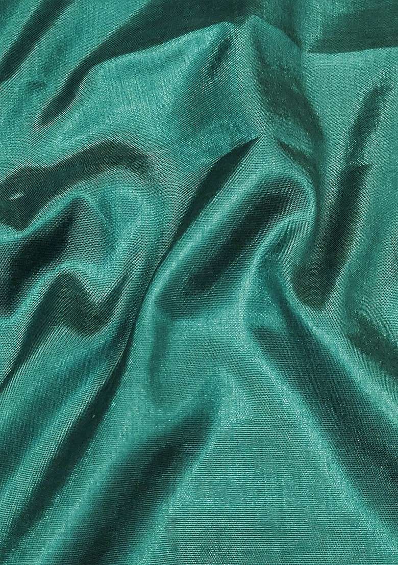 Sea Green Embroidered Poly Straight Kurta Set - Indya