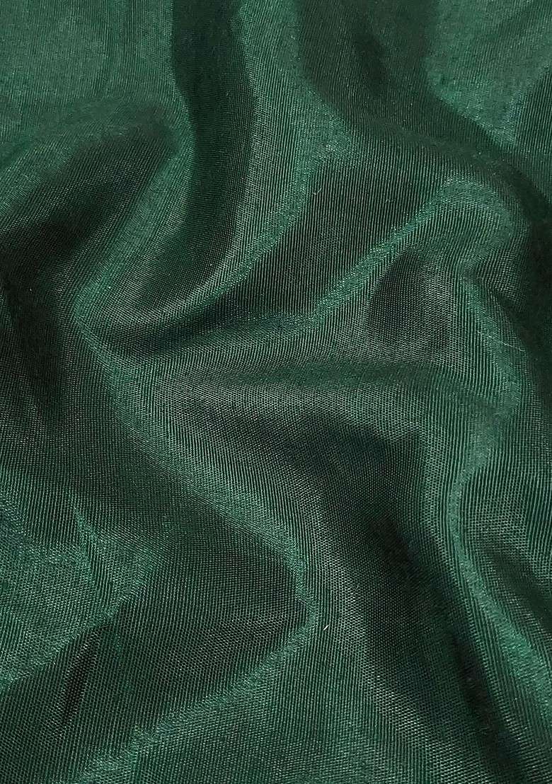 Green Embroidered Organza Straight Kurta Set - Indya