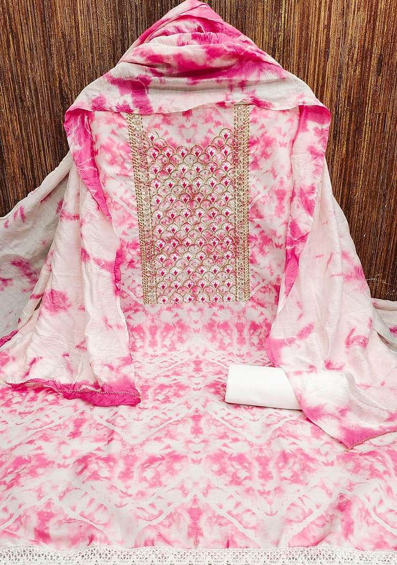 White Embroidered Blended Straight Kurta Set - Indya