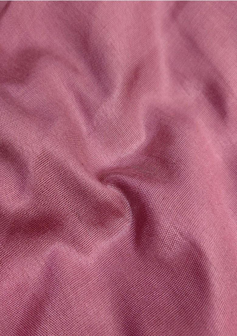 Lavender Floral Embroidered Cotton Kurta Set