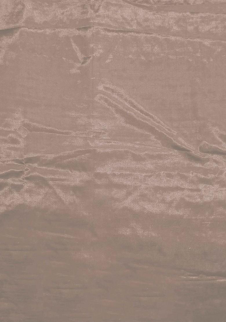 Peach Ethnic Motifs Embroidered Poly Blend Kurta Set