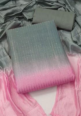 Green Embroidered Pure Cotton Kurta Set