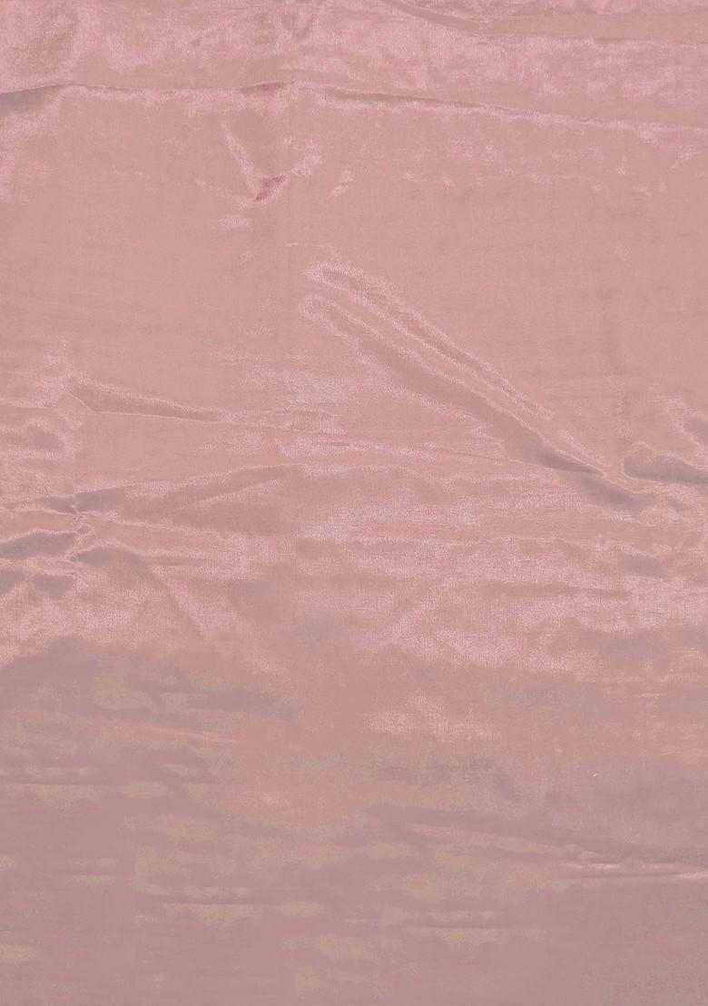 Peach Floral Embroidered Organza Kurta Set