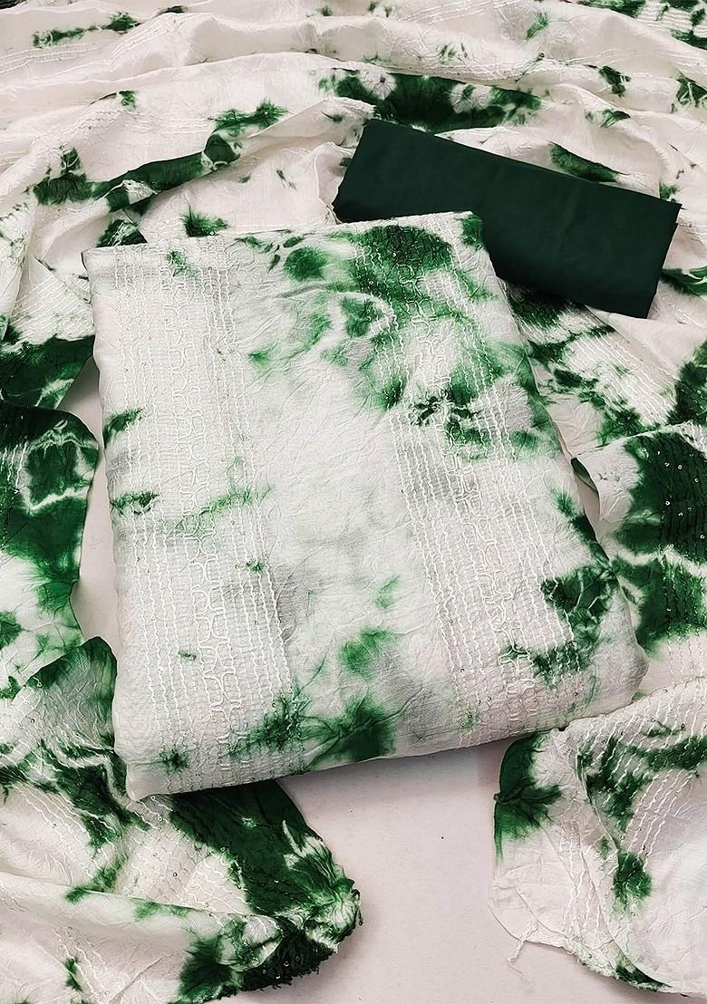 White Embroidered Poly Blend Kurta Set