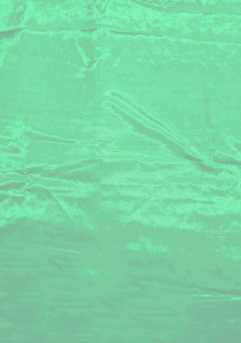 Sea Green Embroidered Organza Kurta Set