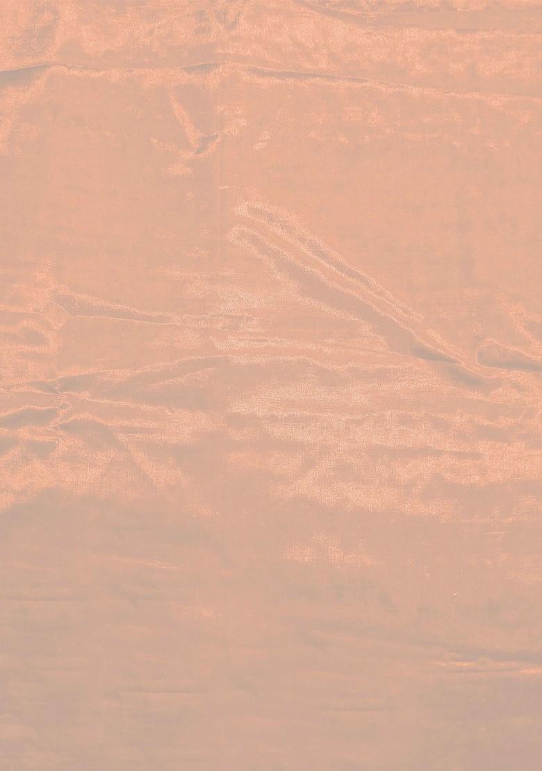 Peach Sequin Embroidered Poly Blend Kurta Set