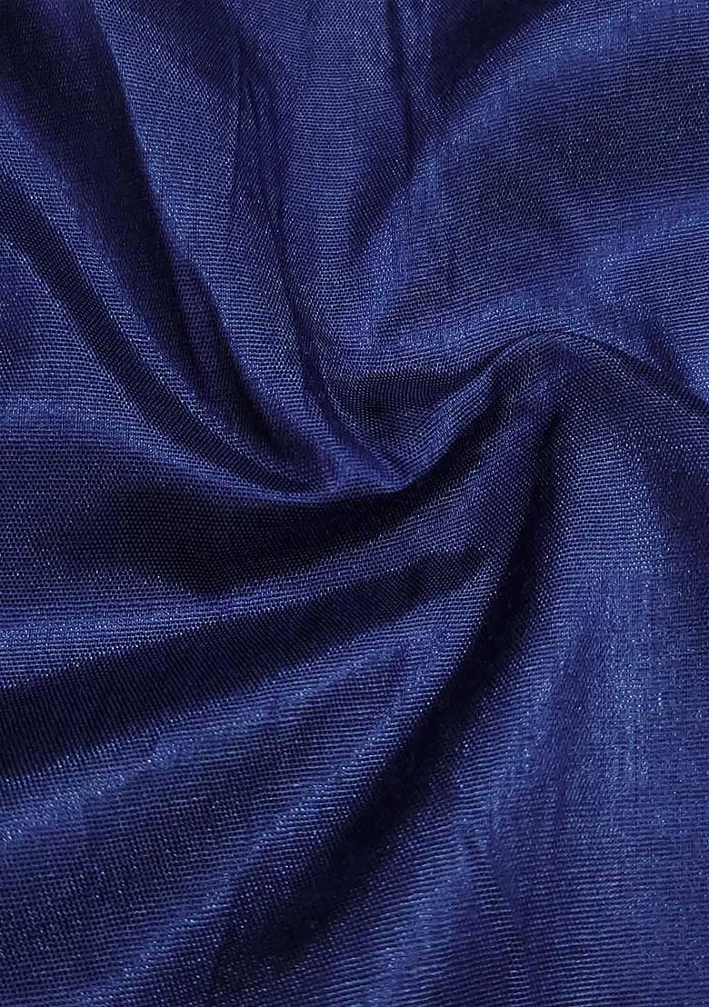 Maroon Floral Woven Design Poly Blend Kurta Set