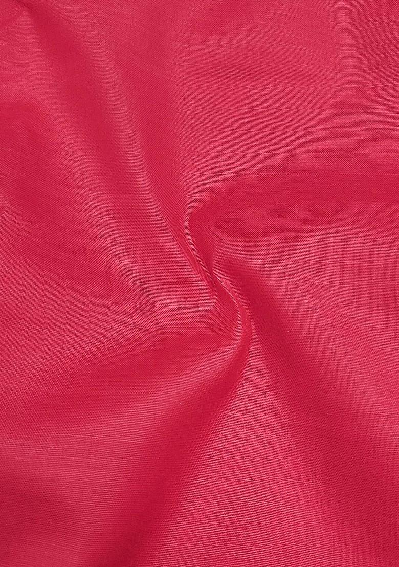 Navy Blue Ethnic Motifs Poly Blend Kurta Set