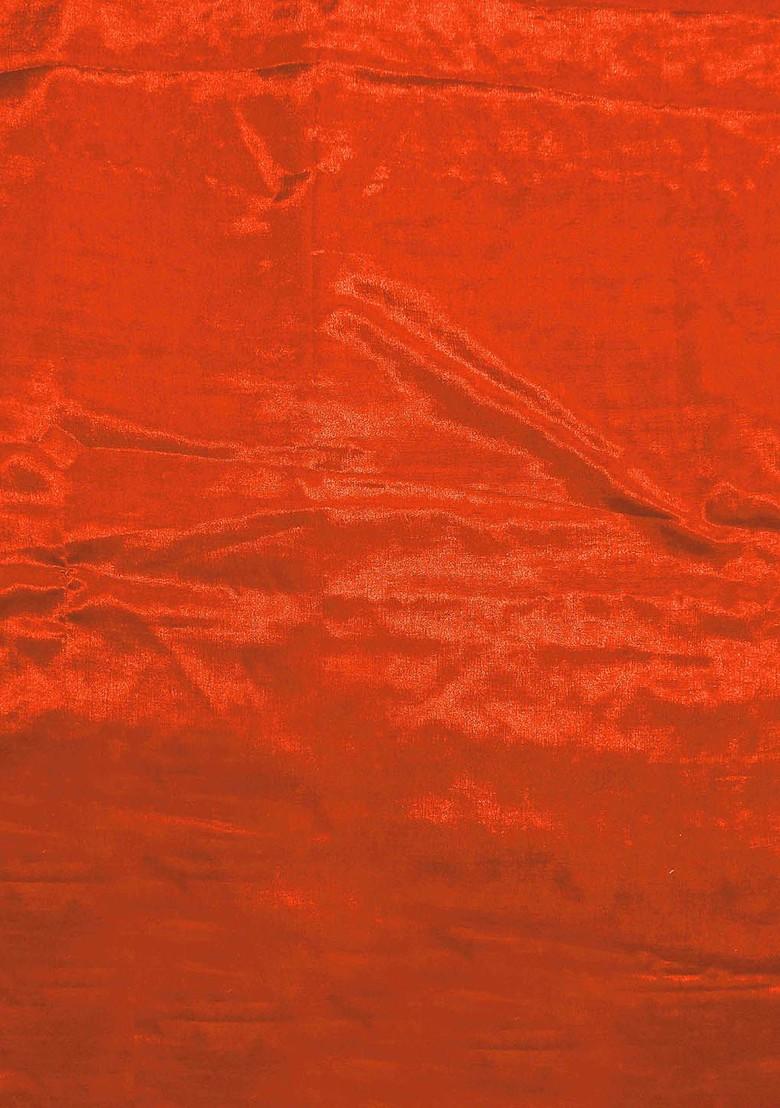 Orange Printed Pure Cotton Kurta Set