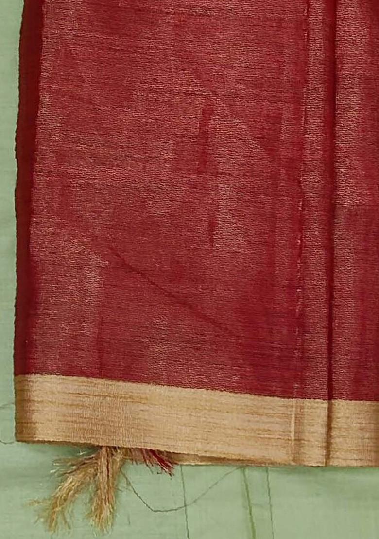 Green Ethnic Motifs Embroidered Poly Blend Kurta Set