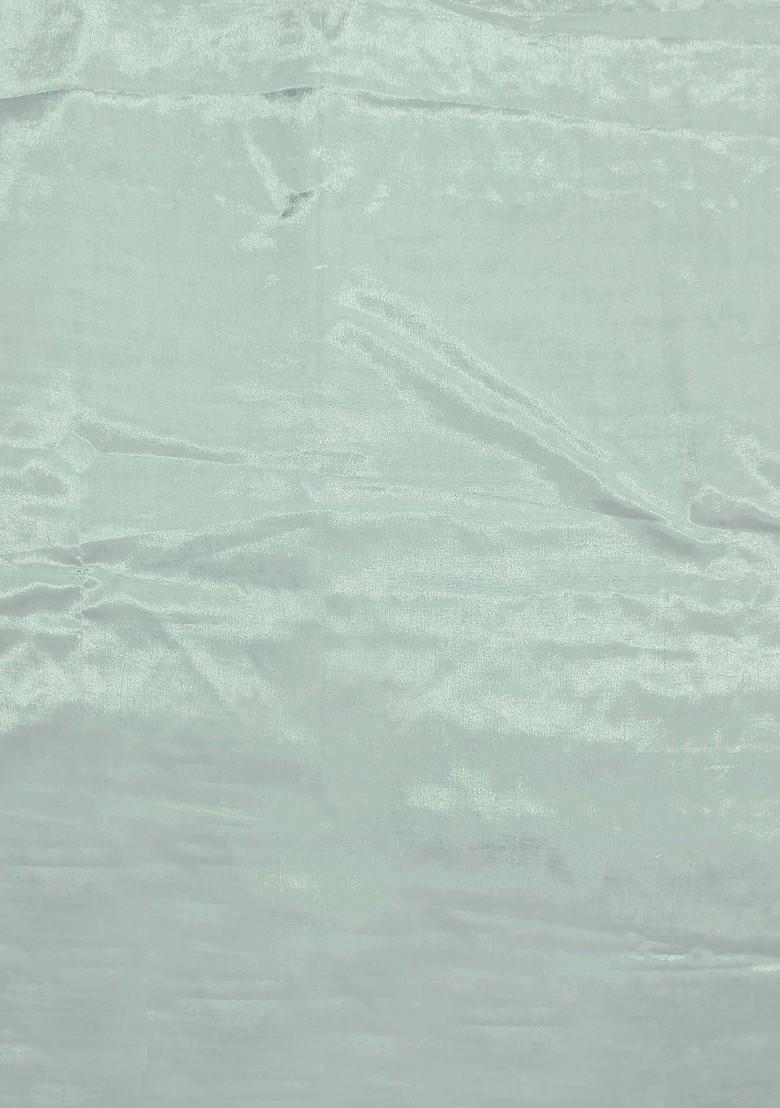 Sea Green Ethnic Motifs Embroidered Poly Blend Kurta Set