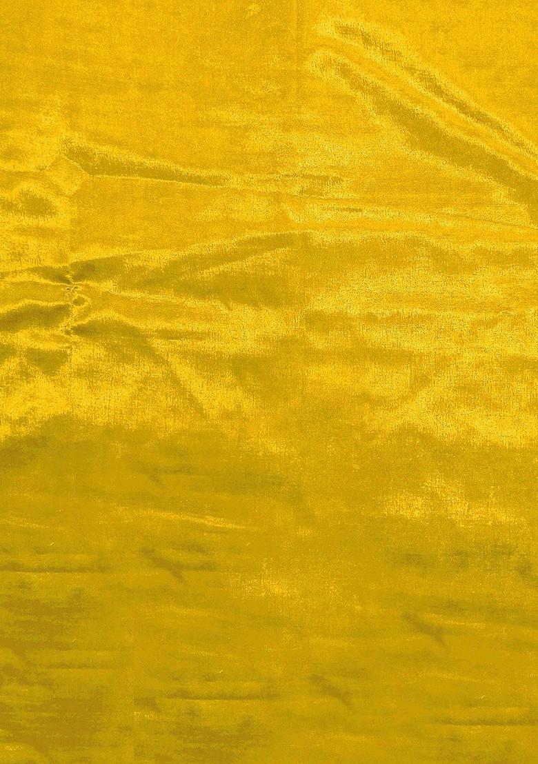 Yellow Ethnic Motifs Embroidered Poly Blend Kurta Set