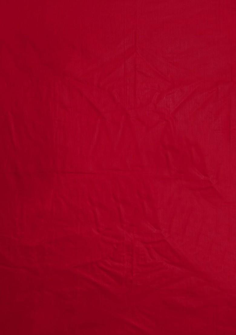 Pink Floral Embroidered Poly Blend Kurta Set