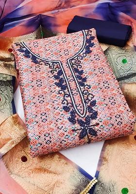 Pink Ethnic Motifs Printed Pure Cotton Kurta Set