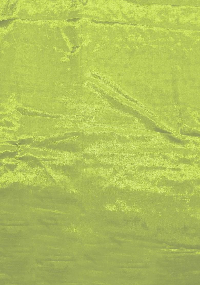 Green Woven Banarasi Silk Kurta Set