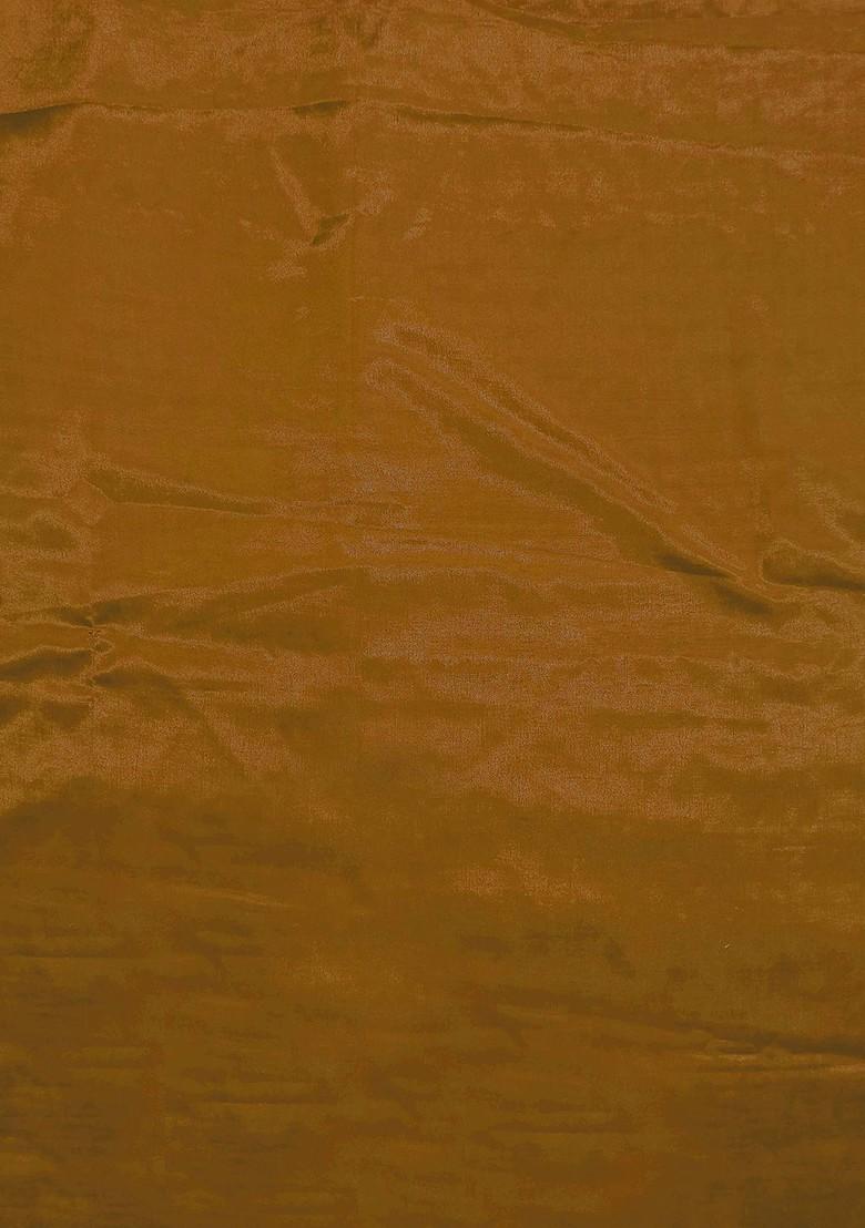 Mustard Yellow Floral Embroidered Organza Kurta Set