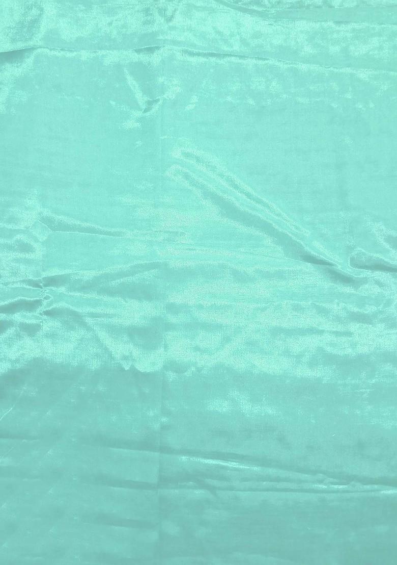 Sea Green Embroidered Poly Blend Kurta Set