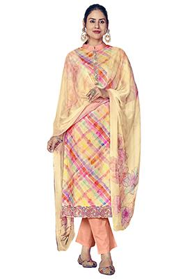 Multicolor Digital Print Pure Cotton Kurta Set