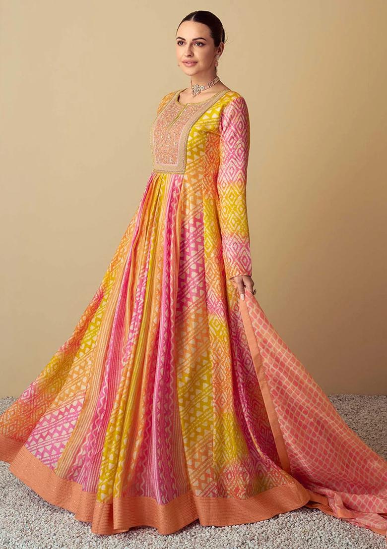 Pink Embroidered Muslin Kurta Set