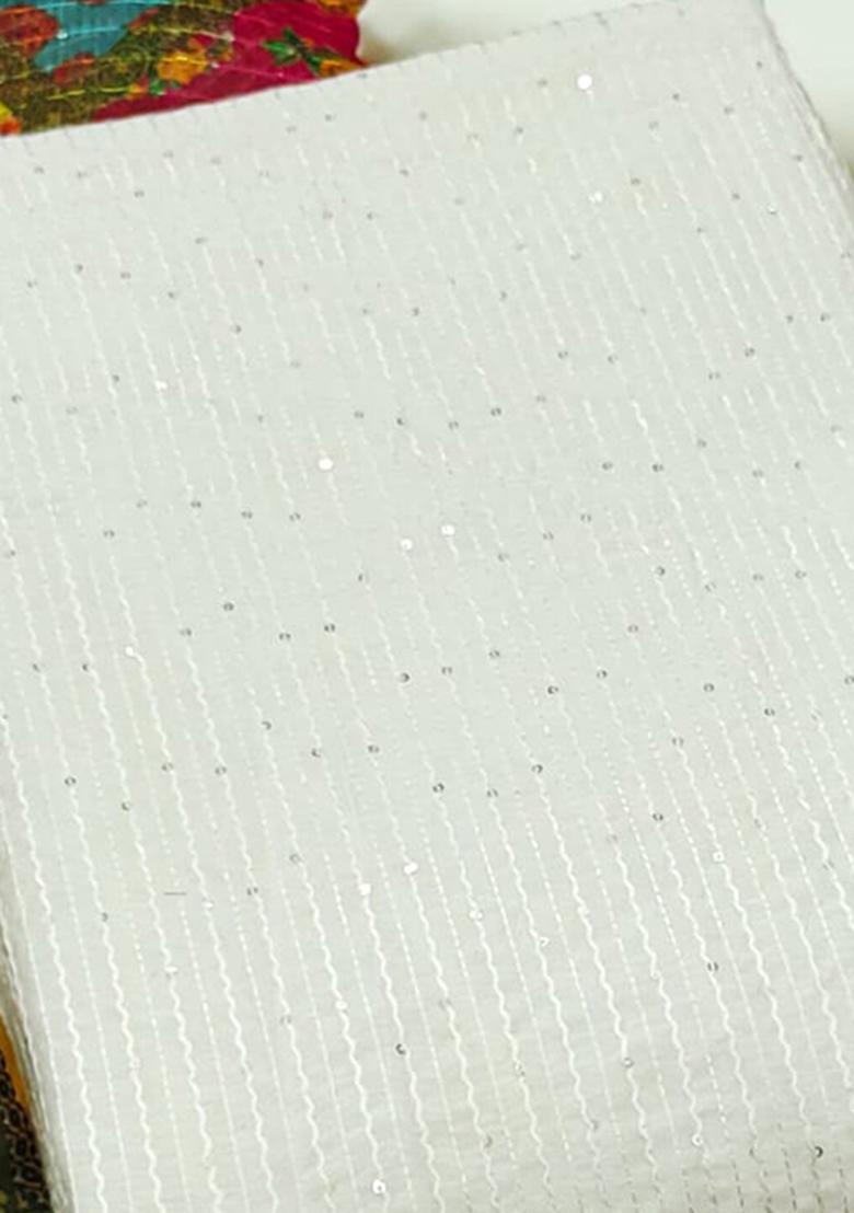 Green Embellished Chanderi Kurta Set