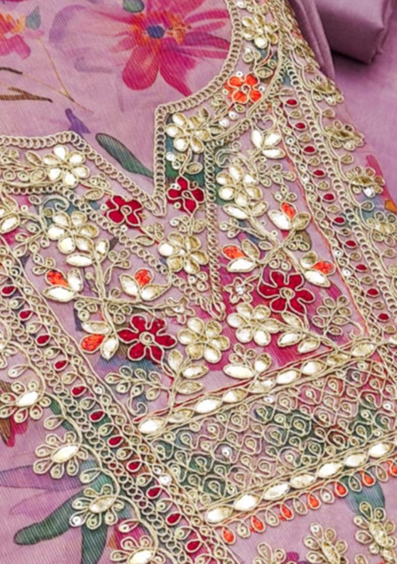 Black Embellished Chanderi Kurta Set