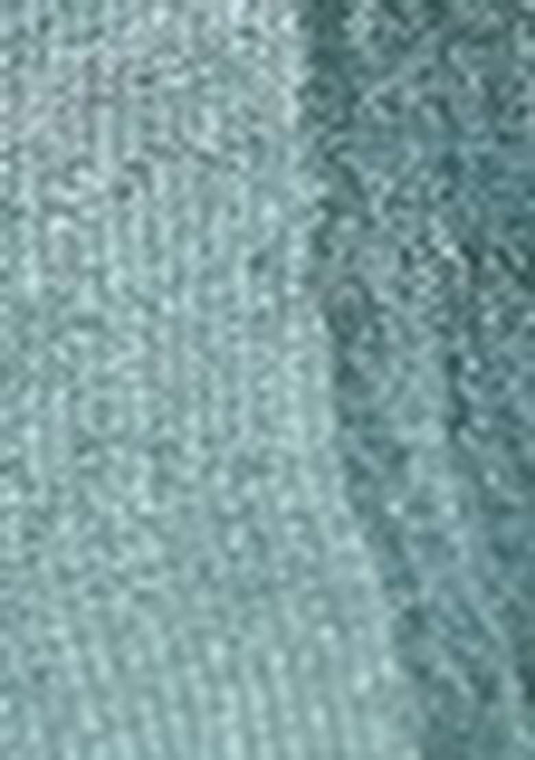 Sky Blue Jacquard Silk Blend Pakistani Suit Set - Indya