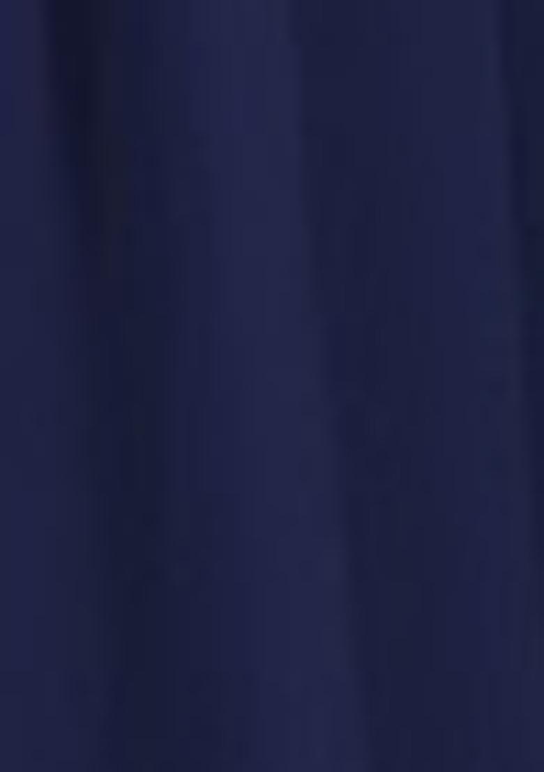 Blue Embroidered Georgette Sharara Set