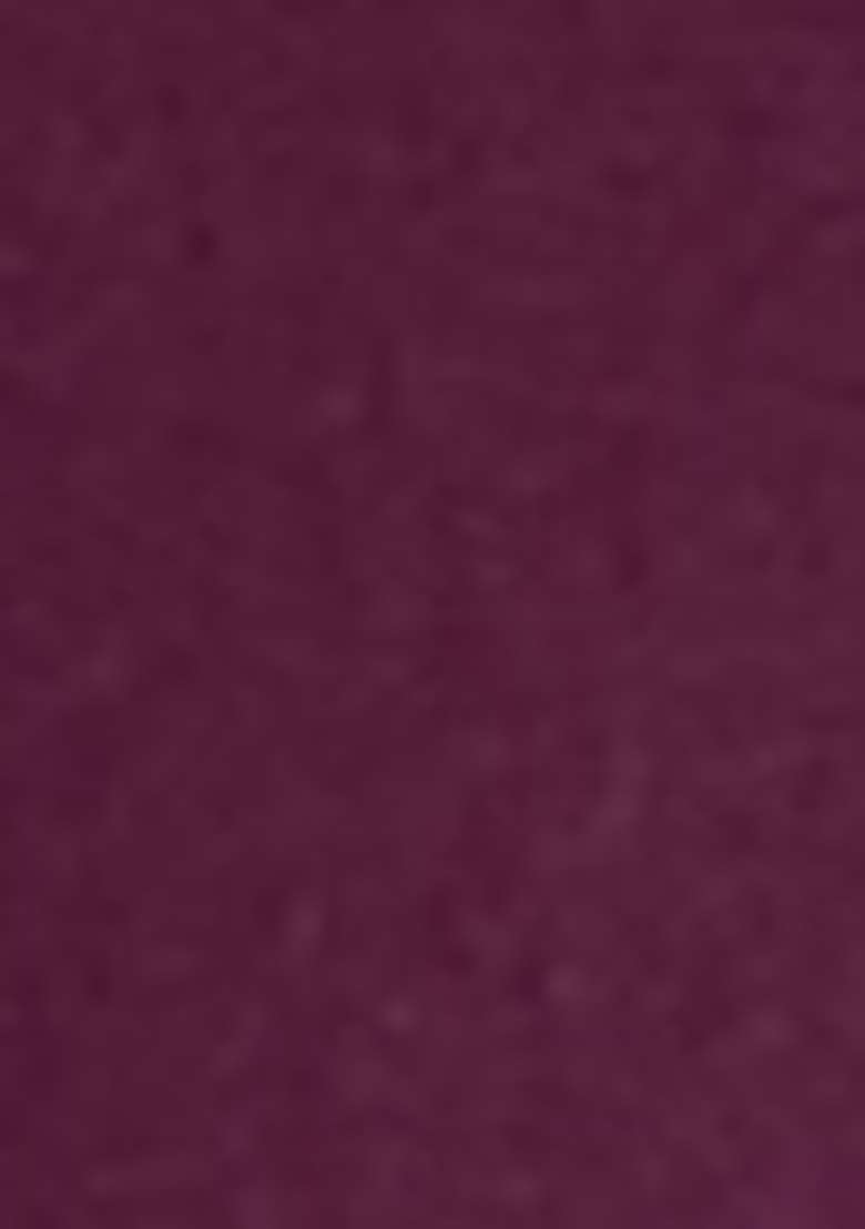Purple Embroidered Chinnon Anarkali With Dupatta - Indya