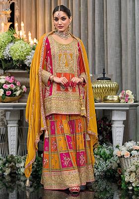 Rani_Pink Embroidered Silk Salwar Kameez