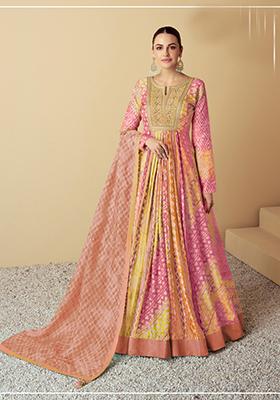 Multicolor Printed Muslin Kurta Set