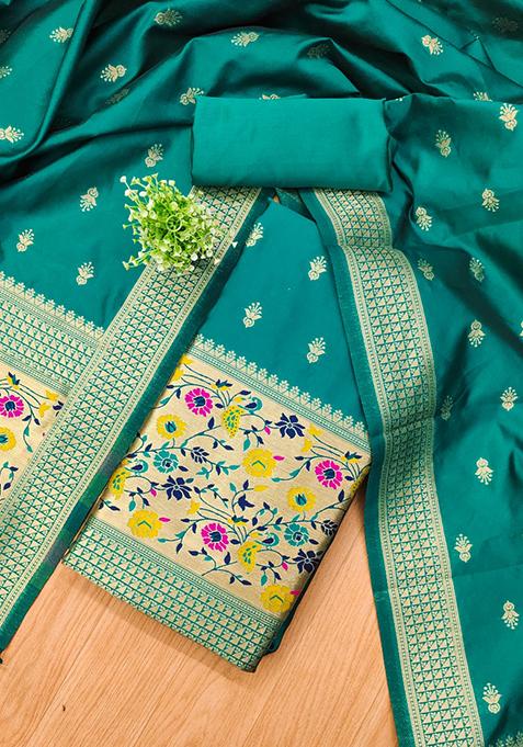 Rama Woven Silk Dress Material