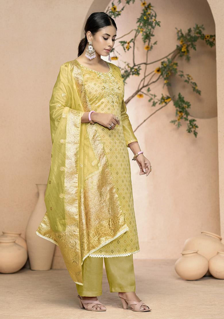 Grey Embroidered Modal Dress Material