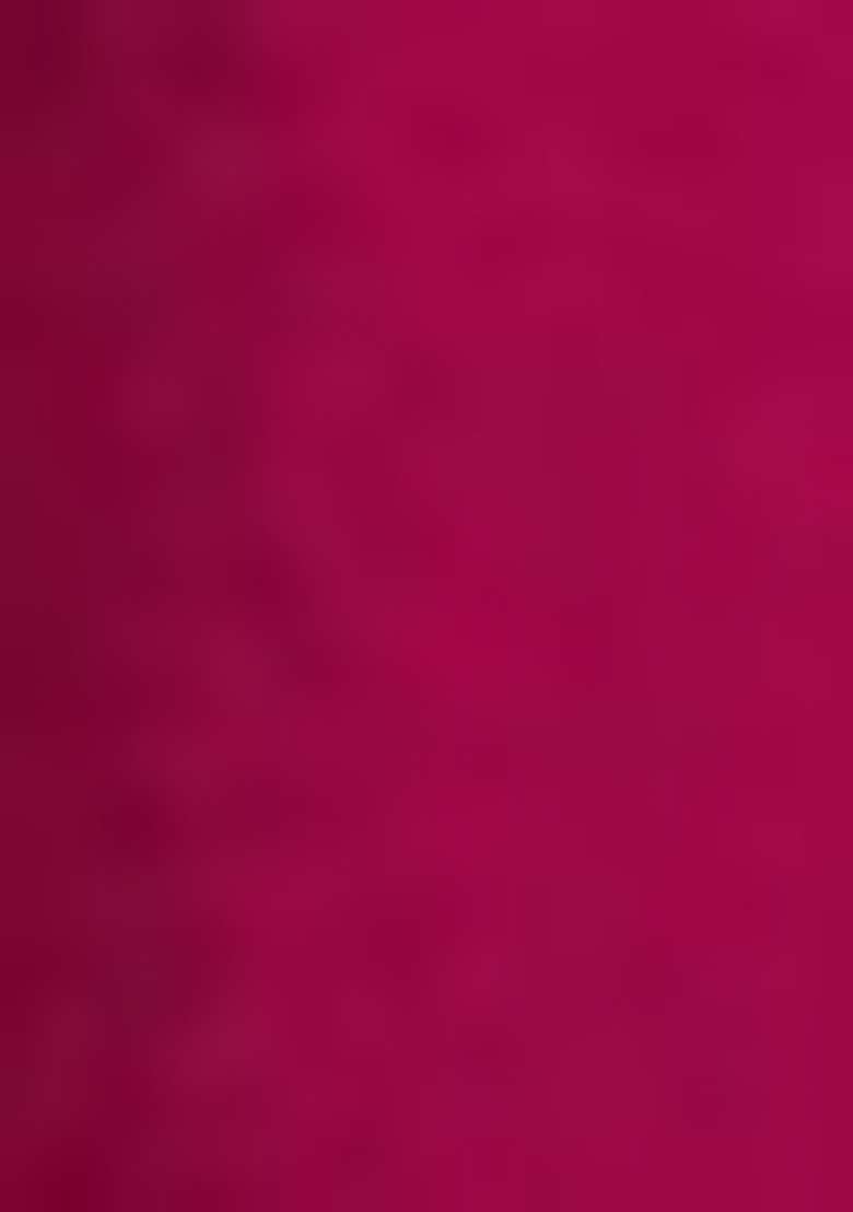 Rani Pink Embroidered Art Silk Palazzo Set With Dupatta - Indya