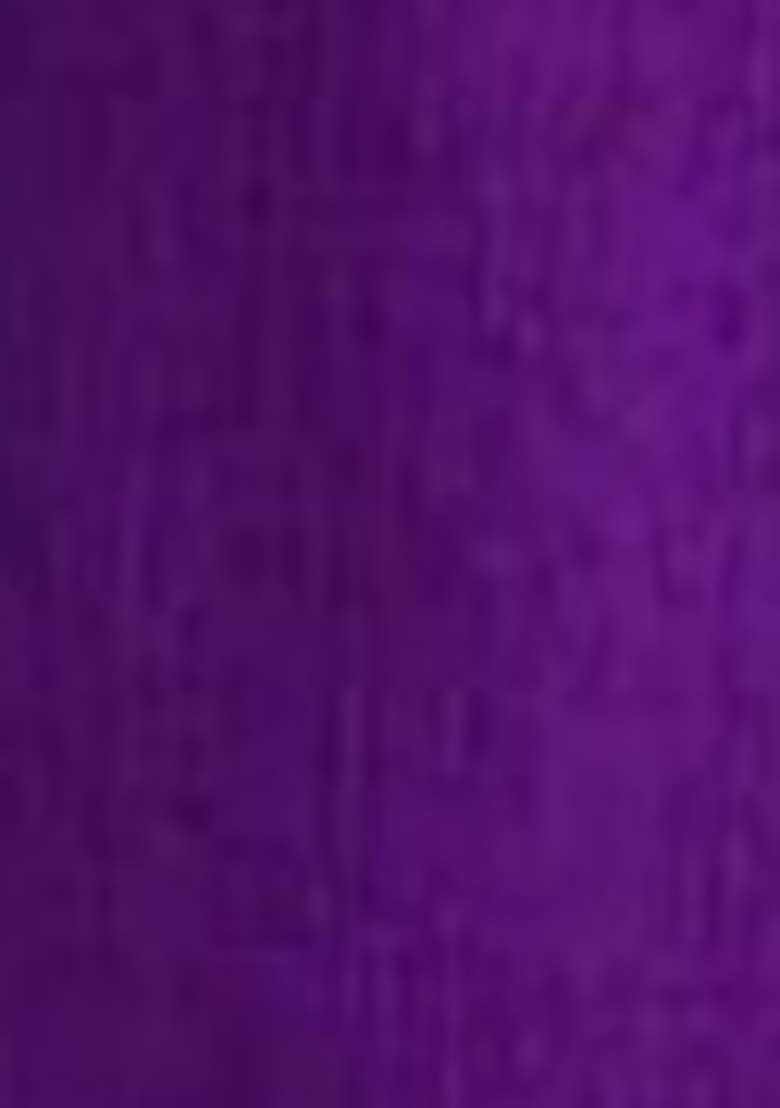Purple Embroidered Chinnon Sharara Set With Dupatta - Indya
