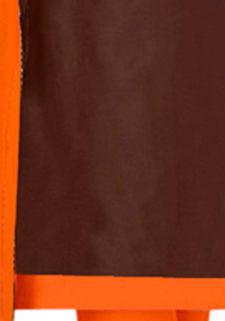 Brown Embroidered Blended Pakistani Suit Set - Indya