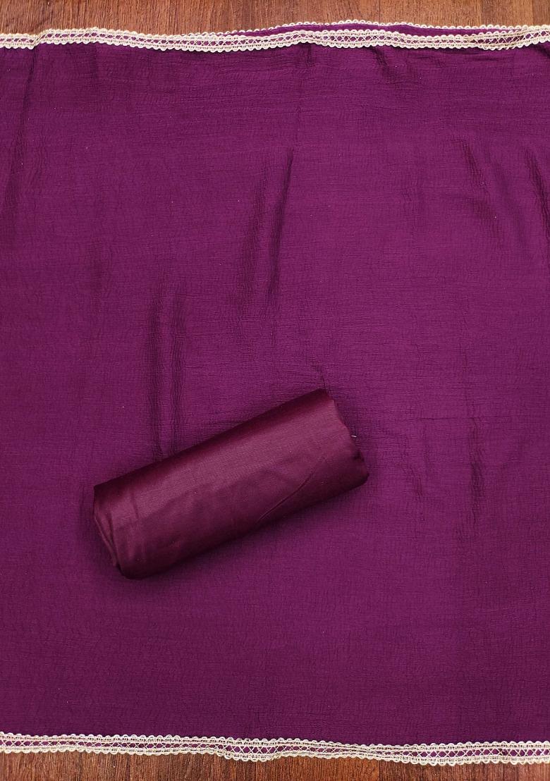 Baby Pink Embroidered Jacquard Dress Material - Indya