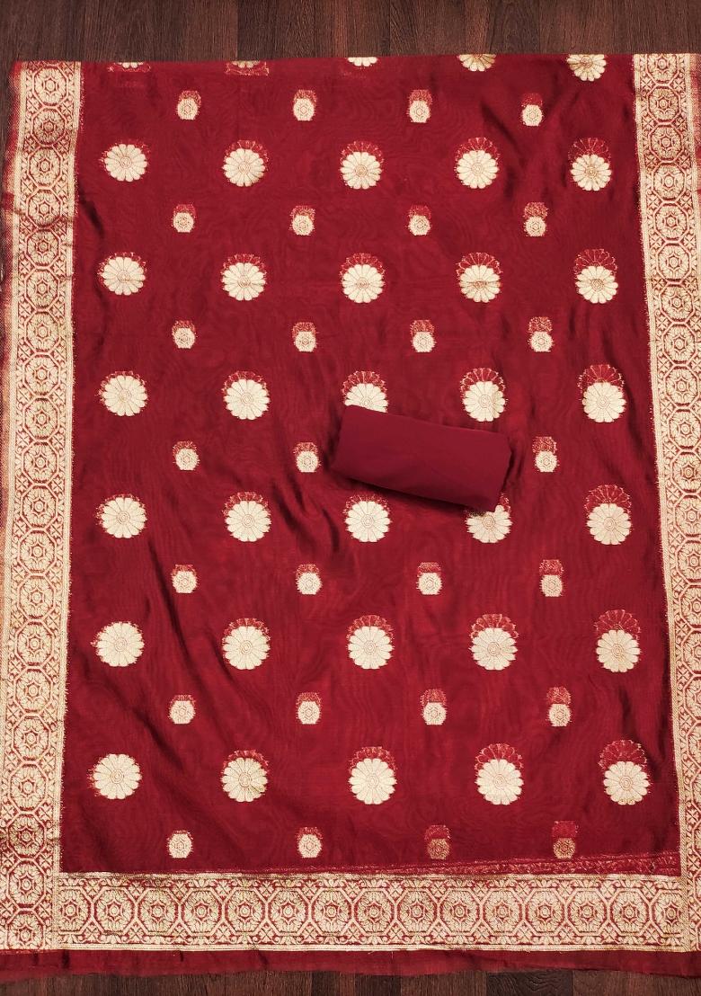 Multicolor Embroidered Silk Dress Material