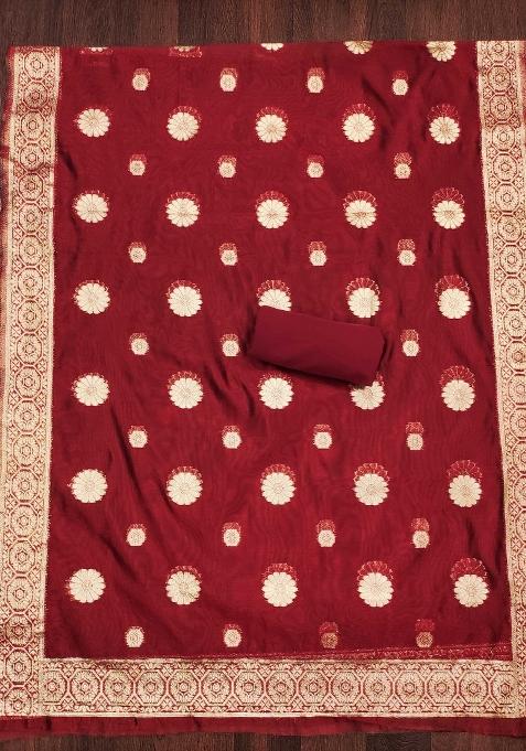 Multicolor Embroidered Silk Dress Material